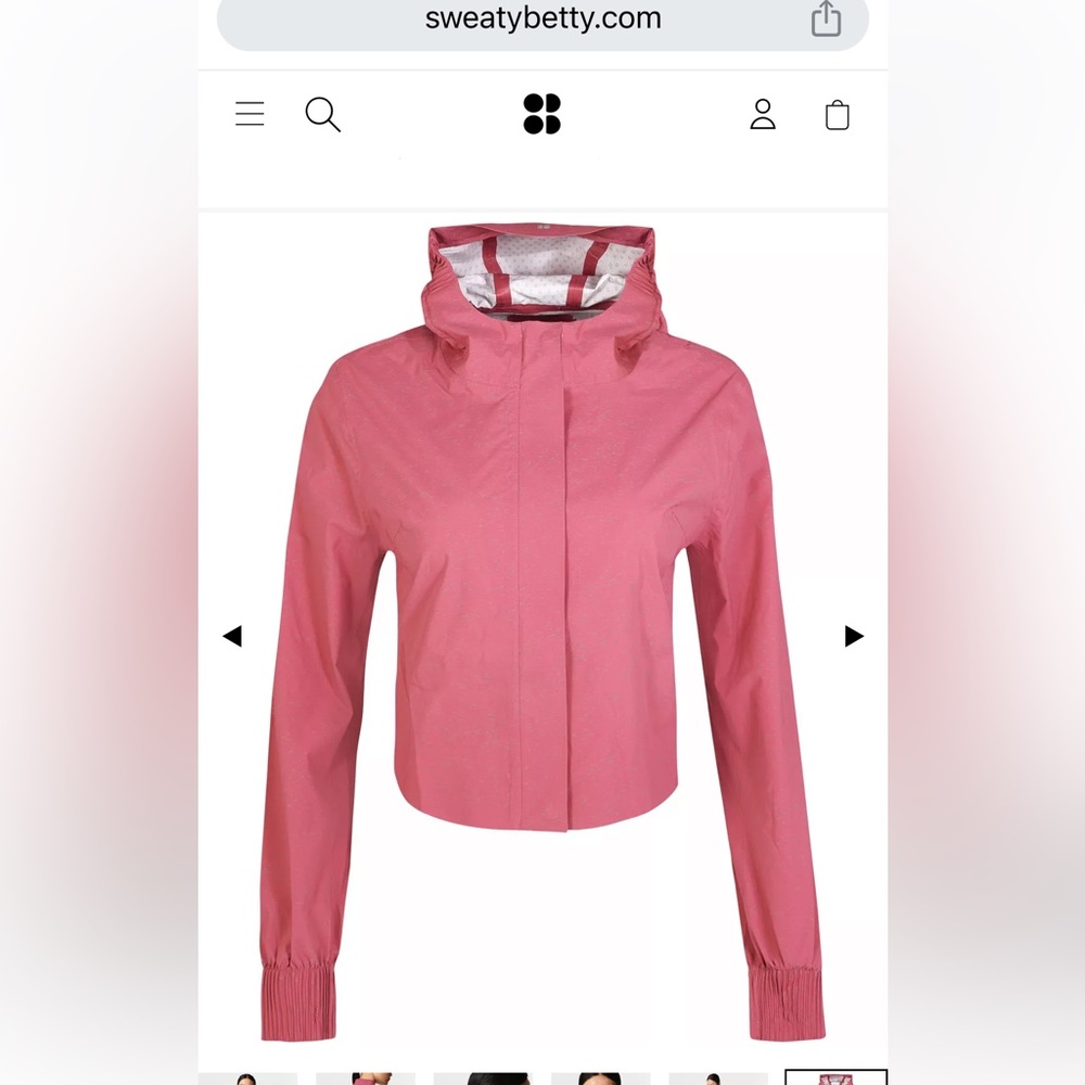 Sweaty Betty On The Run 2 in 1 Reflective Jacket S